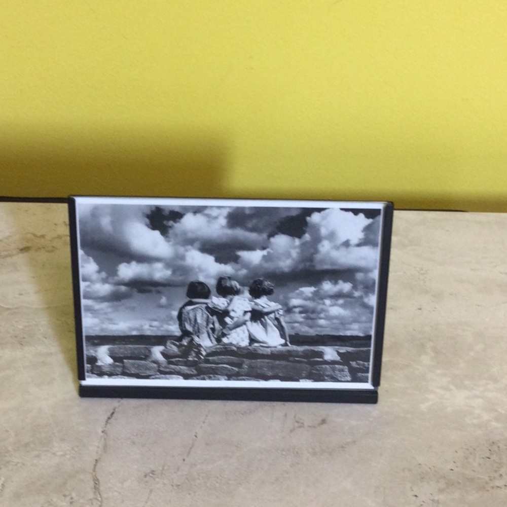 Three buddies framed picture